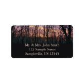 Winter Sunrise II Etiket (Voorkant)