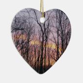 Winter Sunrise II Keramisch Ornament (Rechts)