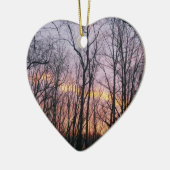 Winter Sunrise II Keramisch Ornament (Links)