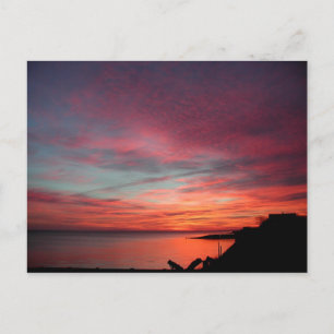 Winter Sunrise in East Hampton Briefkaart