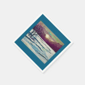 Winter Sunset Napkins Servet (Hoek)