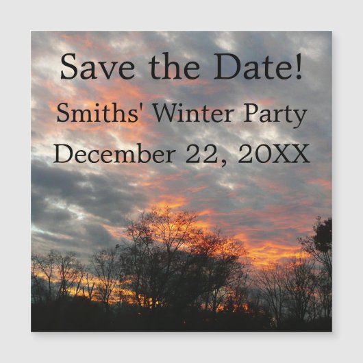 Winter Sunset Natuur Landscape Photography (Voorkant)