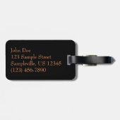 Winter Sunset Natuur Landscape Photography Bagagelabel (Achterkant horizontaal)