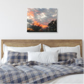 Winter Sunset Natuur Landscape Photography Canvas Afdruk (Insitu (Slaapkamer))