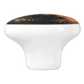 Winter Sunset Natuur Landscape Photography Keramische Knop (Zijkant)