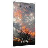 Winter Sunset Natuur Landscape Photography Klembord (Rechts)