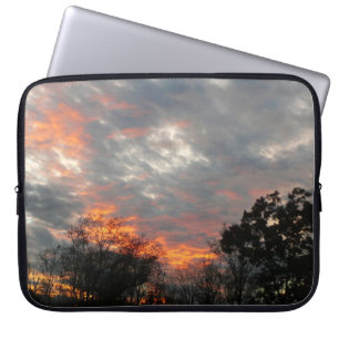 Winter Sunset Natuur Landscape Photography Laptop Sleeve