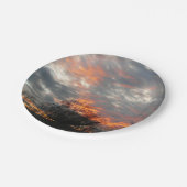 Winter Sunset Natuur Landscape Photography Papieren Bordje (Gekanteld)