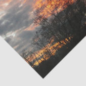 Winter Sunset Natuur Landscape Photography Tissuepapier (Detail)