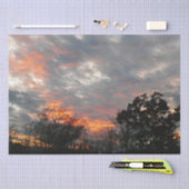 Winter Sunset Natuur Landscape Photography Tissuepapier (Craft)