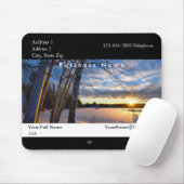 Winter Sunset Promotion Photo Mousepad Muismat (Met muis)