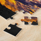 Winter Sunset Puzzle Legpuzzel (Zijkant)