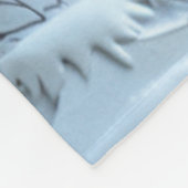 Winter Sunset White Birch Forest Fleece Deken (Hoek)