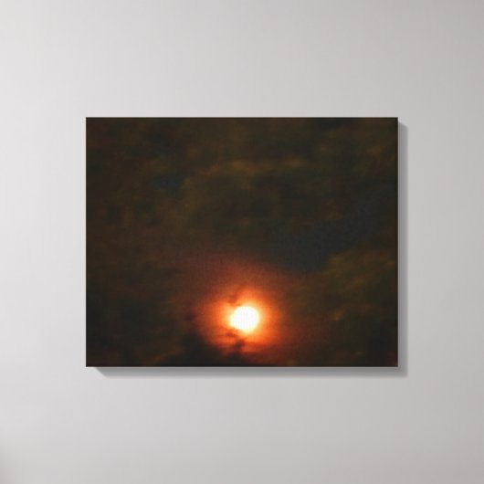 WINTER SUPER MAAN canvas Afdruk (Voorkant)