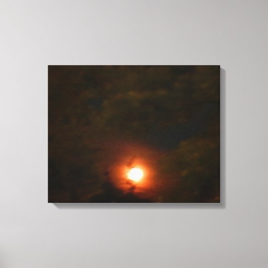 WINTER SUPER MAAN canvas Afdruk (Voorkant)