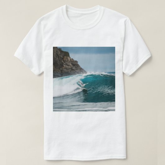 Winter Surfer Zeemeeuw, Zeemeeuw Surfen, Zeemeeuw  T-shirt (Design voorkant)