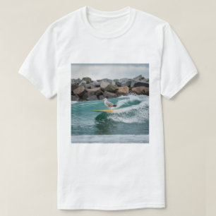 Winter Surfer Zeemeeuw, Zeemeeuw Surfen, Zeemeeuw T-shirt