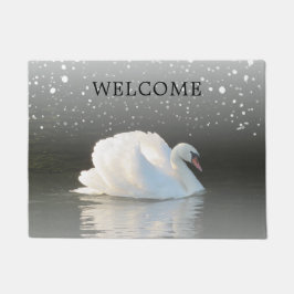 Winter Swan Welcome Doormat Deurmat