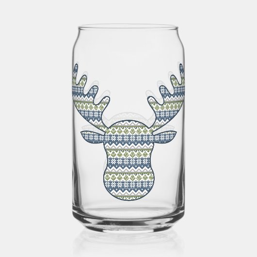 Winter Sweater Blikvorm Glas (Voorkant)