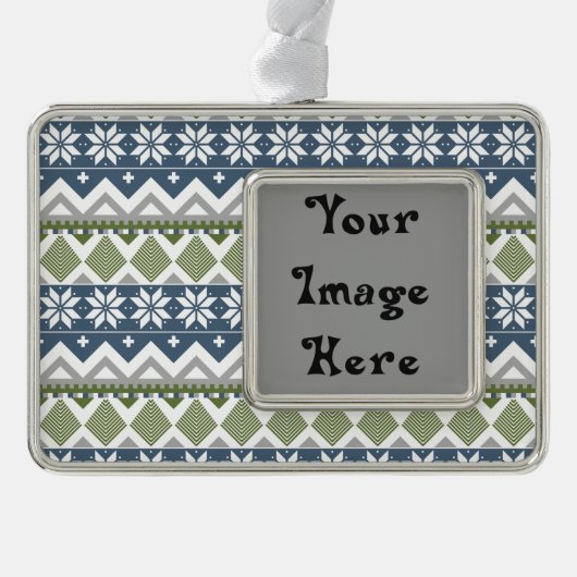 Winter Sweater Lijst Ornament (Voorkant)