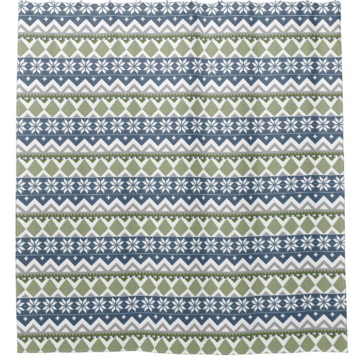 Winter Sweater Shower Curtain Douchegordijn (Voorkant)