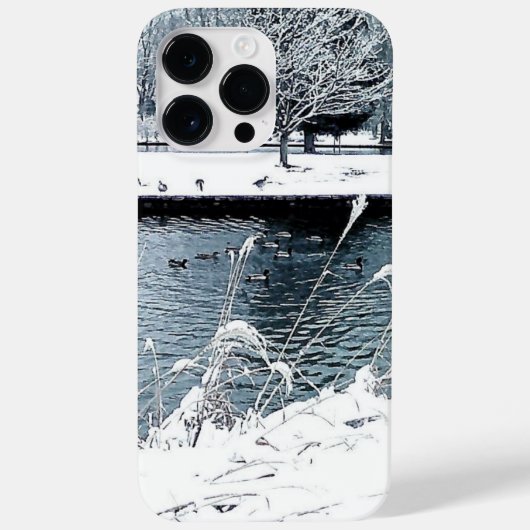 Winter Swim Case-Mate iPhone Case (Achterkant)