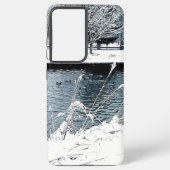 Winter Swim Samsung Galaxy Hoesje (Achterkant)