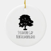 Winter Sycamore Gap Keramische Decoratie (Achterkant)