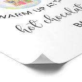 Winter tak - Up bij de Hot Chocolate bar Poster (Hoek)