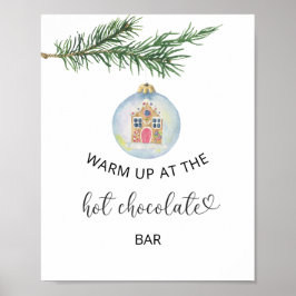 Winter tak - Up bij de Hot Chocolate bar Poster