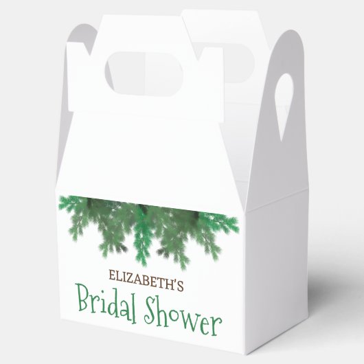 Winter Takken Bruidsdouche Bedankdoosjes (Geopend)