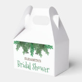 Winter Takken Bruidsdouche Bedankdoosjes (Voorkant Zijde)