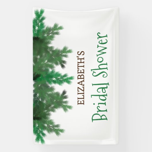 Winter Takken Bruidsmeisjesfeest Spandoek (Verticaal)