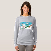 Winter tandkantoor Funny T-shirt (Voorkant volledig)