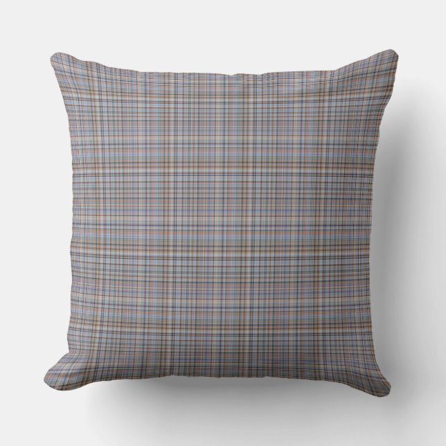 Winter Tartan Kussen (Voorkant)
