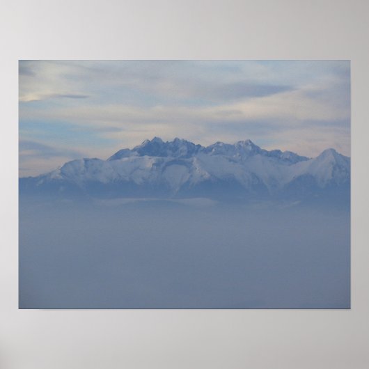 Winter Tatra van Pieniny Poster (Voorkant)