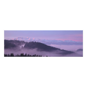 Winter Tatra's zicht Foto Afdruk