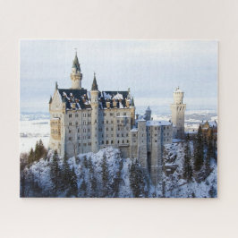 Winter te Neuschwanstein Castle, Duitsland, Beiere Legpuzzel