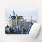 Winter te Neuschwanstein Castle, Duitsland, Beiere Muismat (Met muis)
