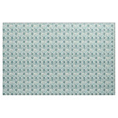 Winter Tealblauwe Patchwork Vintage Dekbed Stof (Yard (91,4 cm))