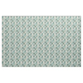 Winter Tealblauwe Patchwork Vintage Dekbed Stof (Yard (91,4 cm))