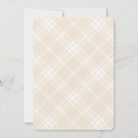 Winter Teddy Bear Holiday Baby Shower Kaart (Achterkant)