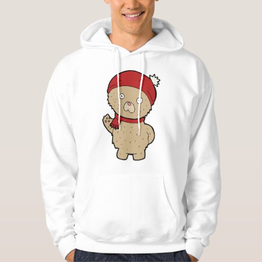 Winter Teddy Bear Hoodie (Voorkant)