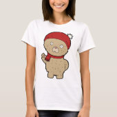 Winter Teddy Bear T-Shirt (Voorkant)