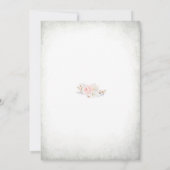 Winter Teddybeer Babyshower Uitnodiging (Achterkant)