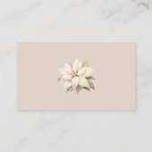 Winter teddybeer hoe groot is mama's buik informatiekaartje (Achterkant)