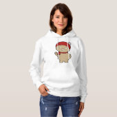 Winter Teddybeer Hoodie (Voorkant volledig)