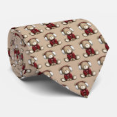 Winter Teddybeer Keelband Stropdas (Opgerold)