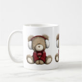 Winter Teddybeer Koffiemok (Links)