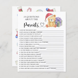 Winter teddybeer - spelletjes over de ouders